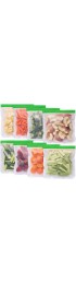 Greenzla Reusable Gallon Bags 8 Pack EXTRA THICK Reusable Freezer Bags BPA Free Easy Seal & LEAKPROOF Food Storage Bags for Marinate Food Fruits Sandwich Snack Meal Prep Travel Item