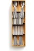 Joseph Joseph 85168 DrawerStore Compact Cutlery Organizer Kitchen Drawer Tray Small Bamboo