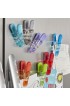 Kizmos Magnetic Multipurpose Bag Clips Set of 7 Multicolored