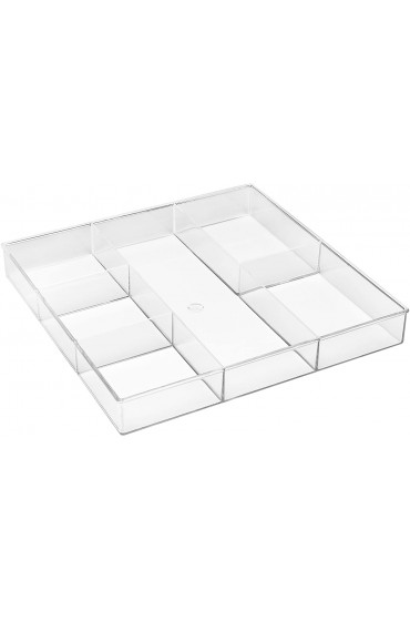 Whitmor 6-Section Clear Drawer Organizer