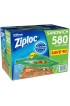 Ziploc Easy Open Tabs Sandwich Bags 580 145 Count Pack of 4