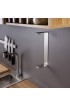 ZUNTO Paper Towel Holder Under Cabinet Adhsive Paper Towel Rack No Drilling Stainless Steel Rustproof Easy Tear