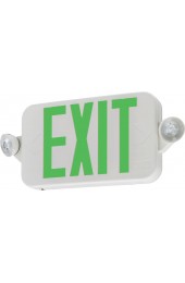 Emergency & Exit Lights| Lithonia Lighting Green LED Hardwired Exit Light - UO97305