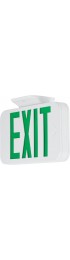 Emergency & Exit Lights| Progress Lighting Exit Signs Green LED Battery-operated Exit light - LP72341