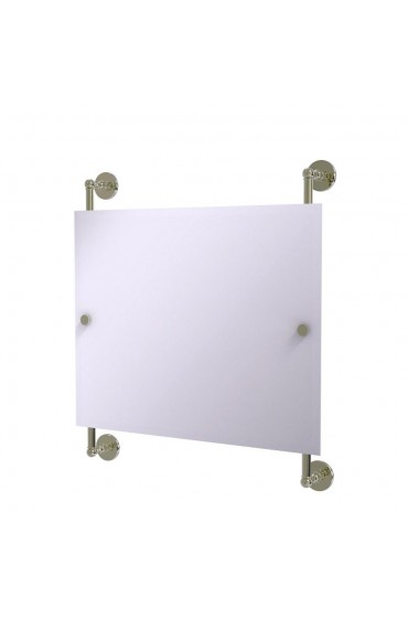| Allied Brass Prestige Skyline 26-in W x 29-in H Nickel Rectangular Frameless Bathroom Mirror - WH43990