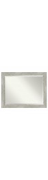 | Amanti Art Dove Greywash Frame Collection 45.88-in W x 35.88-in H Distressed Grey Rectangular Bathroom Mirror - VA18819
