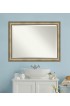 | Amanti Art Mezzanine Antique Silver 45.38-in W x 35.38-in H Antique Silver Rectangular Bathroom Mirror - FB28411