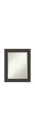 | Amanti Art Shipwreck Greywash Frame Collection 23.38-in W x 29.38-in H Distressed Brown Rectangular Bathroom Mirror - ZD04484