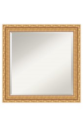 | Amanti Art Versailles Gold Frame Collection 24-in W x 24-in H Champagne Gold Rectangular Bathroom Mirror - TX64248
