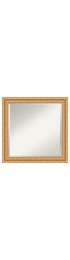 | Amanti Art Versailles Gold Frame Collection 24-in W x 24-in H Champagne Gold Rectangular Bathroom Mirror - TX64248