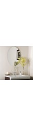 | Decor Wonderland 22-in W x 28-in H Oval Frameless Bathroom Mirror - VA14408