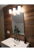 | Decor Wonderland 23.6-in W x 31.5-in Rectangular Frameless Bathroom Mirror - DJ72425