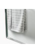 | Decor Wonderland 23.6-in W x 39.5-in H Silver Frameless Bathroom Mirror - UF94331