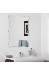 | Decor Wonderland Bailey 23.6-in W x 31.5-in H Frameless Bathroom Mirror - SC64286