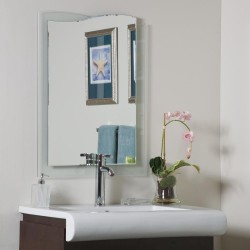 | Decor Wonderland Tula 23.6-in W x 31.5-in H Frameless Bathroom Mirror - TI42687