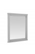 | ED Ellen DeGeneres Lynnmere 28-in W x 31-in H Light Gray Rectangular Framed Bathroom Mirror - GQ92182