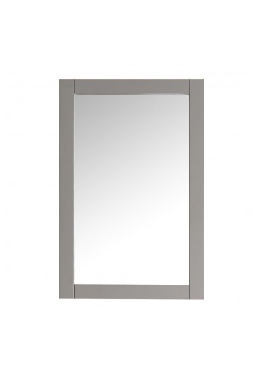 | Fresca Hartford 20-in W x 30-in H Greys Rectangular Bathroom Mirror - SS88902