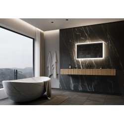 | PARIS MIRROR 40-in W x 24-in H LED Lighted 6000K Rectangular Frameless Bathroom Mirror - FK99415