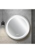 | Saint Birch 24-in W x 24-in H LED Lighted Clear Round Frameless Bathroom Mirror - IY45764