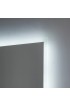 | WELLFOR LED bathroom mirror 40-in W x 24-in H LED Lighted White Rectangular Fog Free Frameless Bathroom Mirror - QW53080
