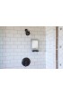 | Zadro 4-in W x 11-in H Silver Rectangular Fog Free Bluetooth Bathroom Mirror - JP86946