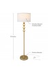 Floor Lamps| Brightech 60-in Antique Brass Shaded Floor Lamp - IG94851