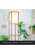 Floor Lamps| Brightech 63-in Natural Wood Shelf Floor Lamp - GV47349