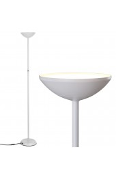 Floor Lamps| Brightech 66-in White Torchiere Floor Lamp - EN76327