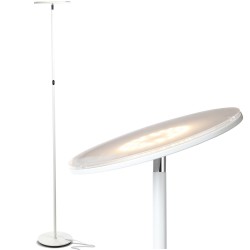 Floor Lamps| Brightech 67-in White Torchiere Floor Lamp - WS06575