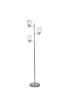 Floor Lamps| Catalina 68-in Brushed Nickel Shelf Floor Lamp - IL03581