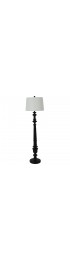 Floor Lamps| Decor Therapy Benjamin 59.5-in Satin Black Floor Lamp - AU84540