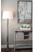 Floor Lamps| Gather Home 59-in Grey Wash Shaded Floor Lamp - RO26498
