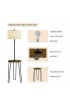 Floor Lamps| Hastings Home Lamps 59-in Dark Brown Woodgrain Tripod Floor Lamp - LB11327