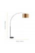 Floor Lamps| Versanora Laurella 78.7-in Copper and Black Arc Floor Lamp - KV99382