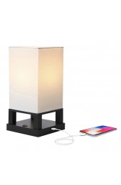 Table Lamps| Brightech Classic Black Uplight Table Lamp with Fabric Shade - AI97300