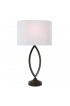 Table Lamps| Decor Therapy 27.5-in Bronze 3-Way Table Lamp with Linen Shade - HB74516