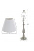 Table Lamps| Hastings Home Hastings Home Table Lamps Brushed Steel Table Lamp with Fabric Shade (Set of 2) - XG81361