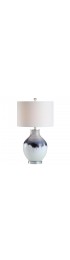 Table Lamps| JONATHAN  Y Glam 27-in Chrome Rotary Socket Table Lamp with Linen Shade - VF26371