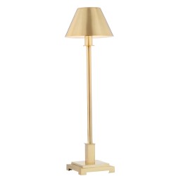 Table Lamps| JONATHAN  Y Transitional 26-in Brass Gold Rotary Socket Table Lamp with Metal Shade - RW59152