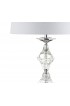 Table Lamps| JONATHAN Y Transitional 27.5-in Chrome Rotary Socket Table Lamp with Linen Shade (Set of 2) - DK91871