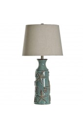 Table Lamps| StyleCraft Home Collection 29-in Blue Bay 3-Way Table Lamp with Fabric Shade - PL37681