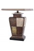Table Lamps| StyleCraft Home Collection 29-in Bronze, Cream, Gold Leaf Table Lamp with Fabric Shade - TD31877