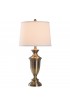 Table Lamps| StyleCraft Home Collection 30-in Antique Brass 3-Way Table Lamp with Fabric Shade - MQ75587