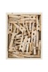 Clothespins| JAM Paper 100-Pack Brown Wood Clothespins - KL33995