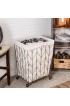 Laundry Hampers & Baskets| Honey-Can-Do Chevron Wire Hamper - VY90758