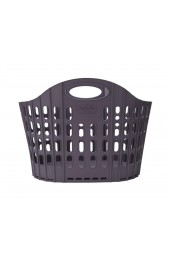 Laundry Hampers & Baskets| Mind Reader 38-Liter Plastic Laundry Basket - QD34796