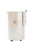 Laundry Hampers & Baskets| Mind Reader 93-Liter Canvas Laundry Cart - FN15128
