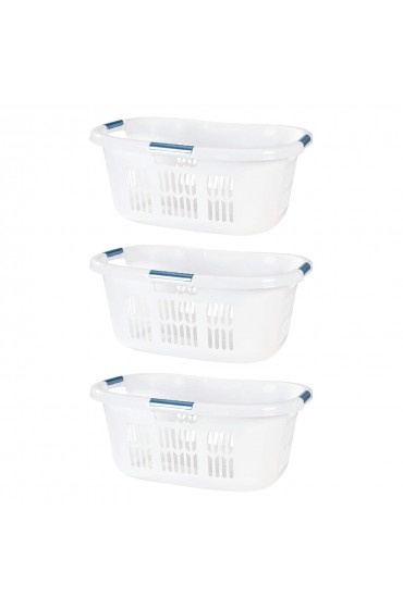 Laundry Hampers & Baskets| Rubbermaid 2.1-Bushel Plastic Laundry Basket - IS54446