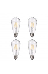 General Purpose LED Light Bulbs| emark 40-Watt EQ ST19 Soft White Dimmable LED Light Bulb (4-Pack) - LK95725