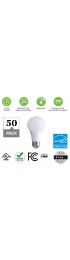General Purpose LED Light Bulbs| Simply Conserve 75-Watt EQ Bright White A19 LED 75-Watt EQ A19 Bright White Dimmable LED Light Bulb (50-Pack) - KO69664